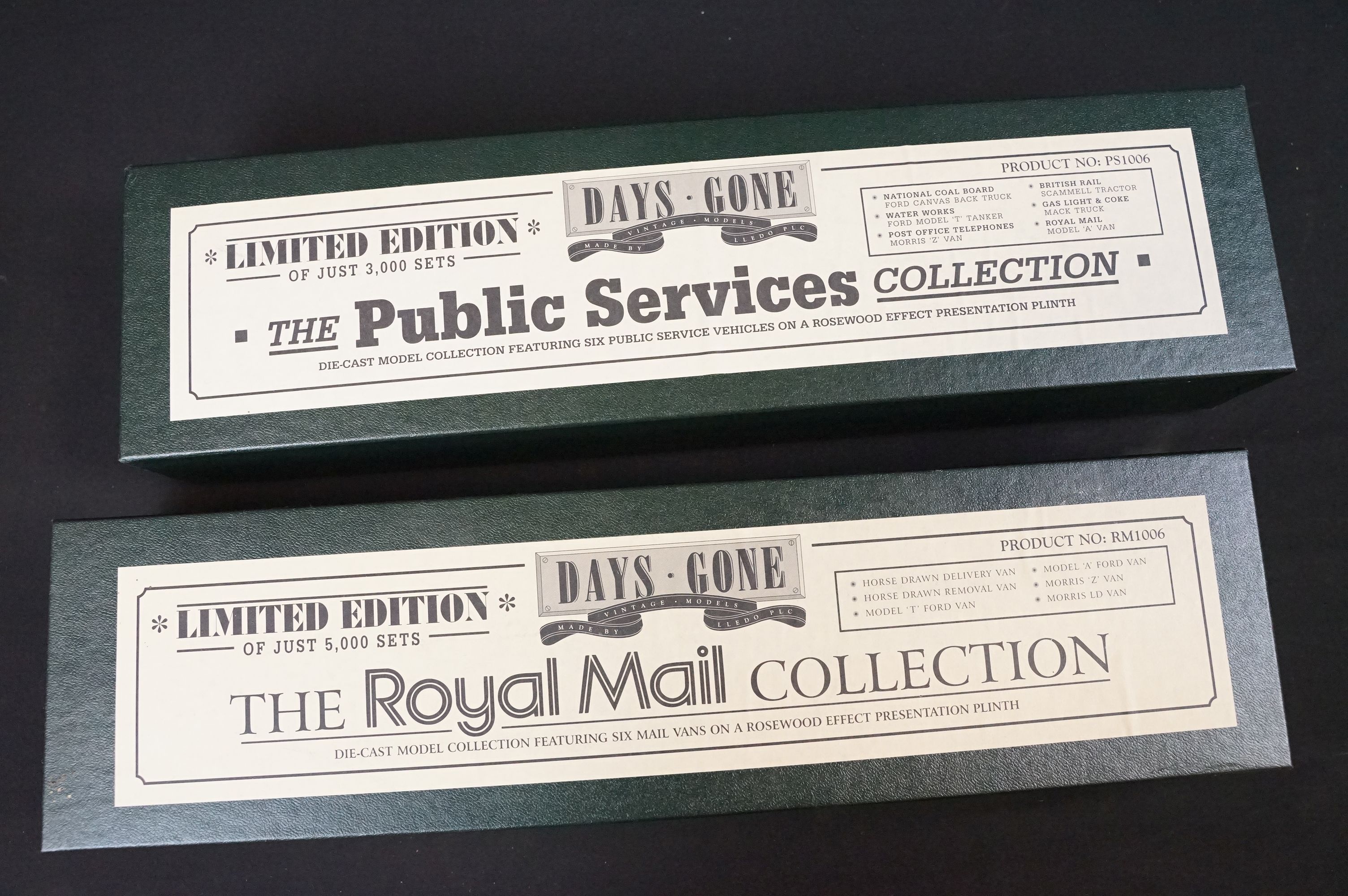 Nine boxed ltd edn Lledo diecast & gold plated diecast models and sets to include The Royal Mail - Image 5 of 8