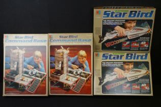 Four boxed MB Electronics and MB Games items to include 2 x Electronic Star Bird and 2 x Star Bird