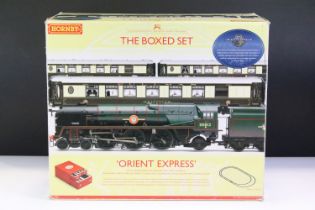 Boxed Hornby OO gauge R1038 The Boxed Set Orient Express, missing track but otherwise complete, a