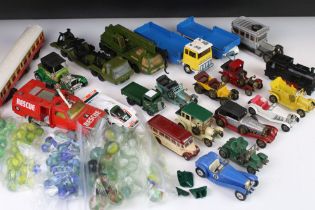 Collection of mid 20th C onwards diecast models to include Matchbox Superkings Corgi Classics etc