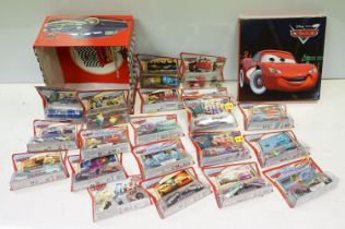 20 Carded Mattel Disney Pixar The World of Cars twin pack diecast model sets, all ex, contained with