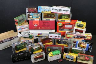 Collection of 30 boxed diecast models to include Britains 00046 Iveco Cargo Box, Atlas Editions fire