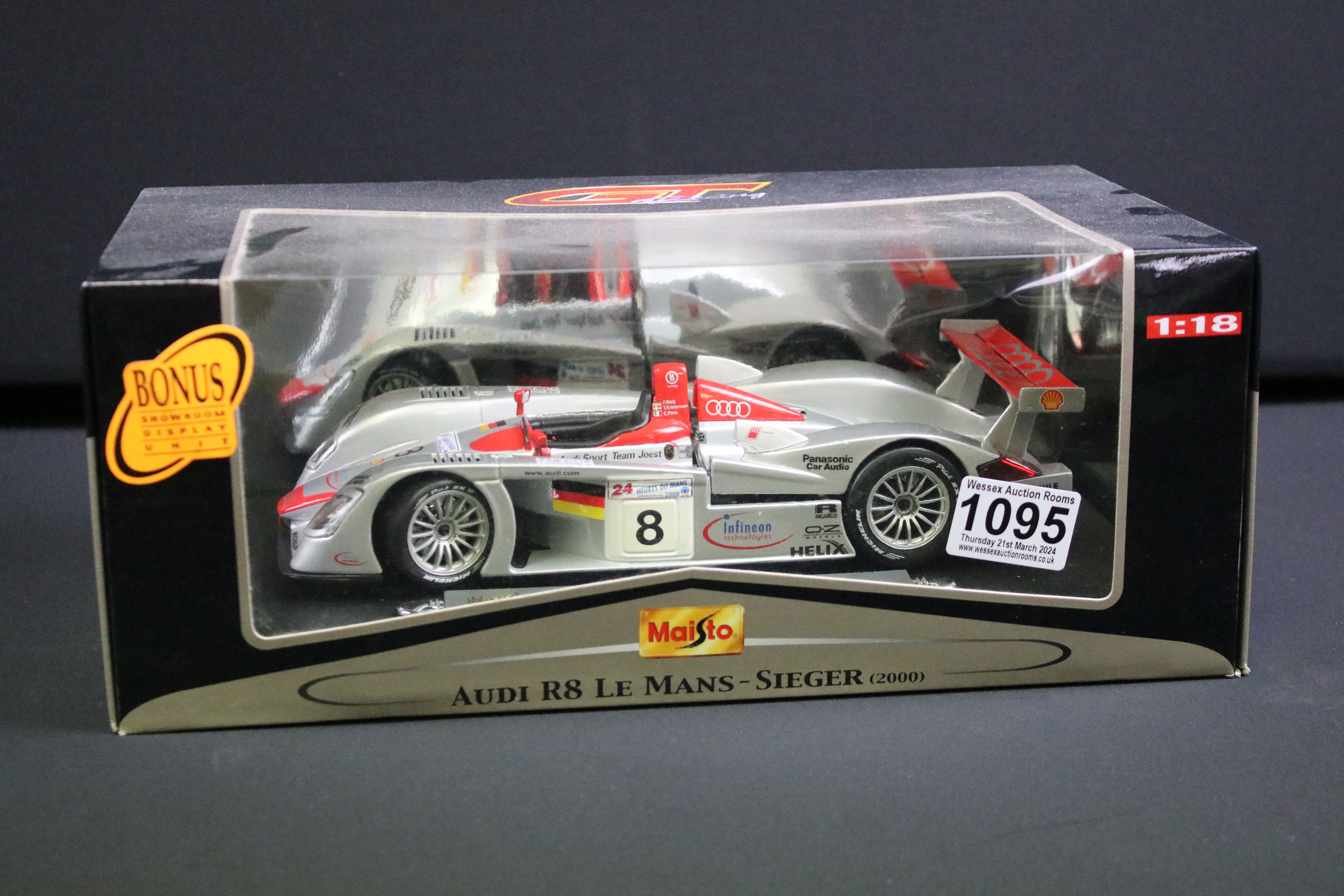 Four boxed 1/18 scale racing car diecast models to include 2 x Paul's Model Art Minichamps models - Image 4 of 5