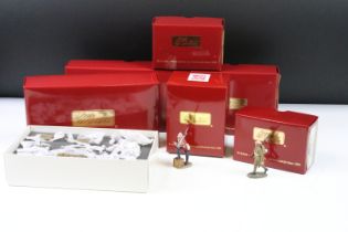 Collection of six boxed Britains Zulu War and World War 1 Gloss Collection metal figures to