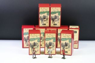 Collection of ten boxed Britains Classic Collection metal figures to include 9 x The French And