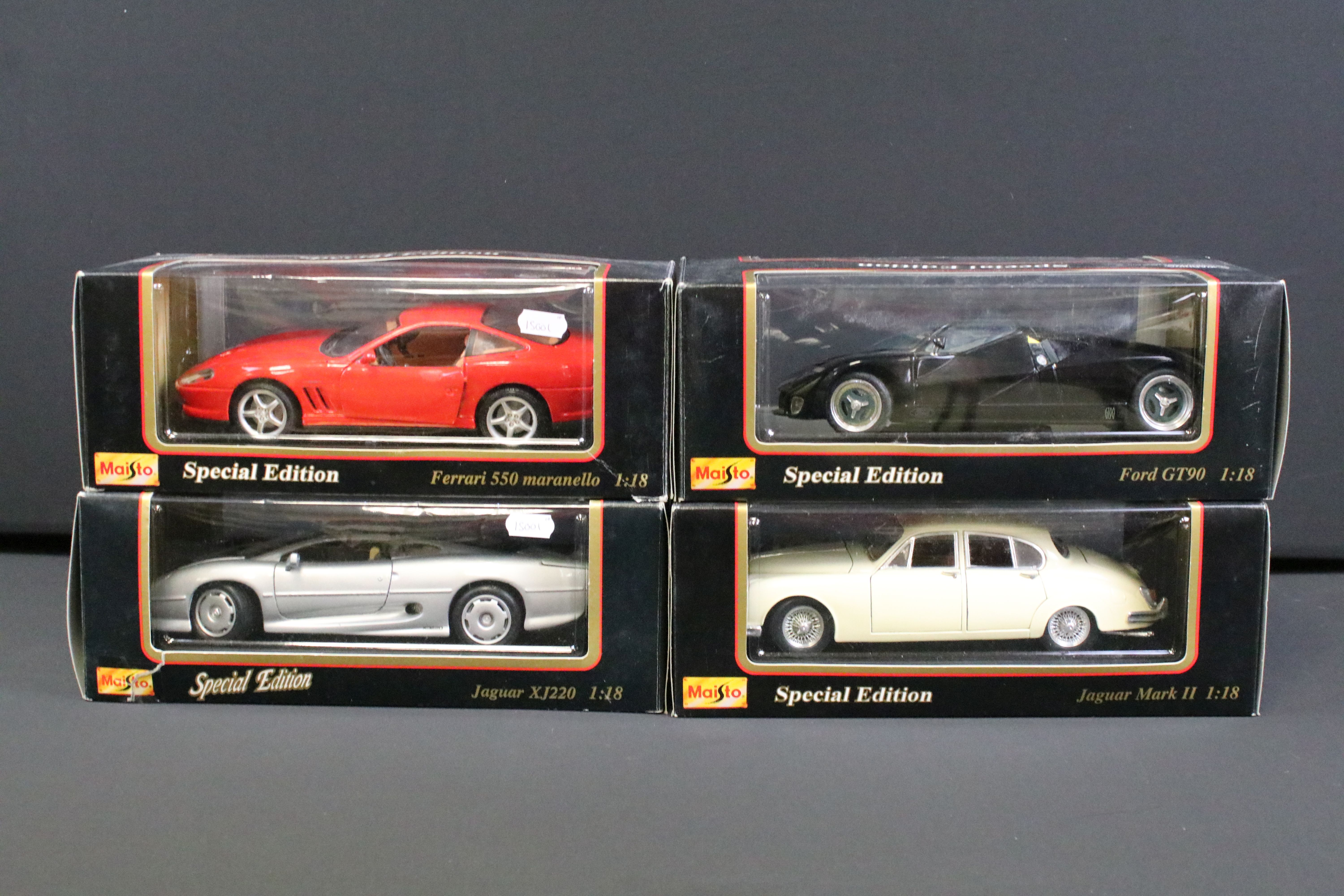 Seven boxed Maisto 1/18 Special Edition diecast models to include Jaguar XJ220, Jaguar Mark II, - Image 4 of 4