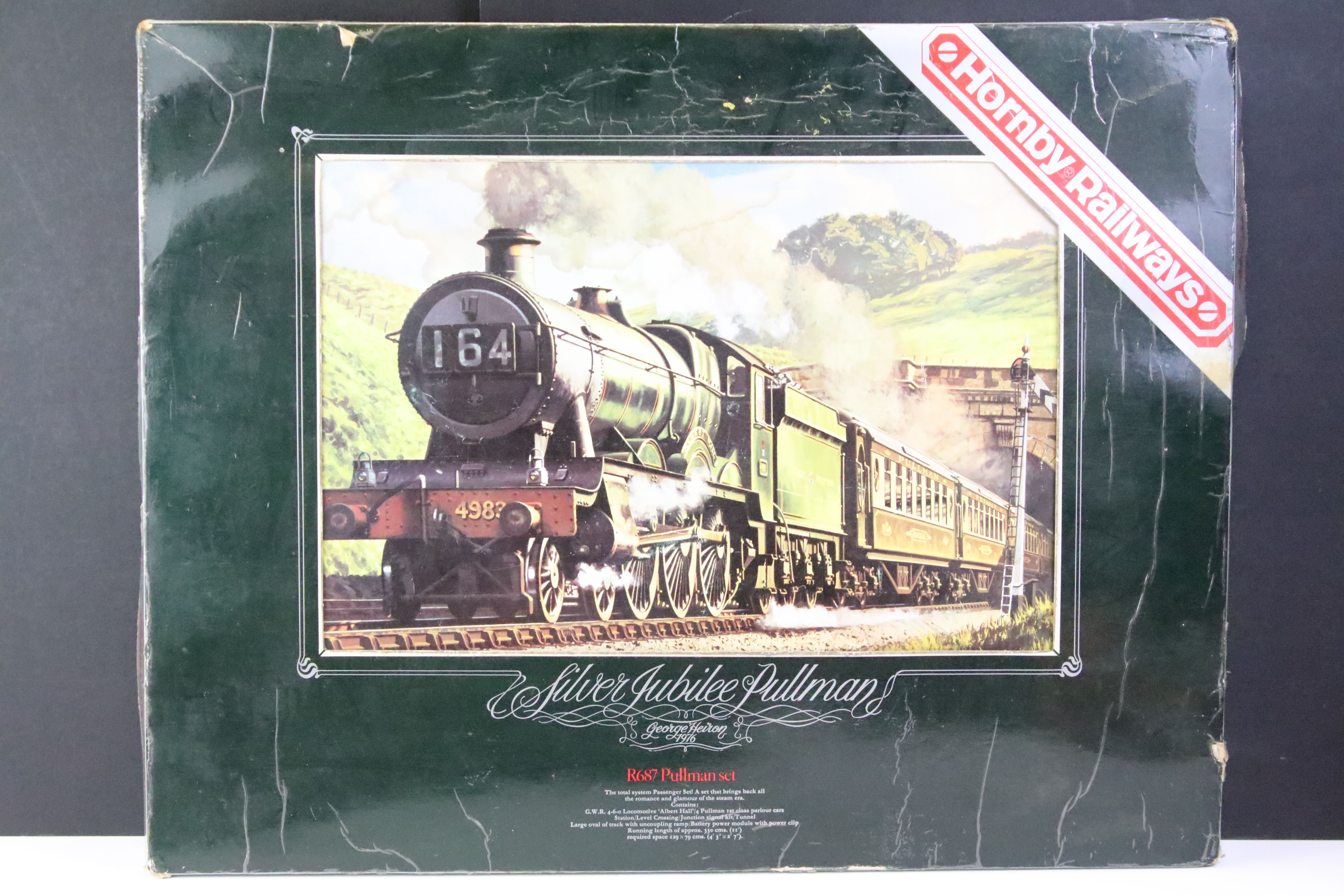 Two boxed Hornby OO gauge train sets to include R536 LBSC Local Goods Set and R687 Silver Jubilee - Image 2 of 9