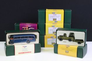Seven boxed Corgi Premium Edition diecast models to include 2 x 07413 Showmans Collection John