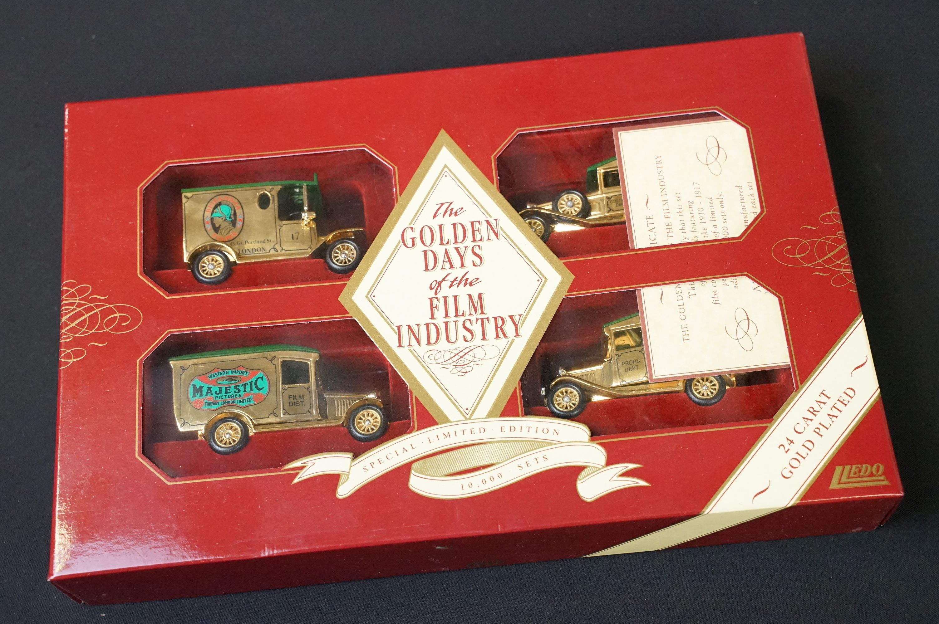 Nine boxed ltd edn Lledo diecast & gold plated diecast models and sets to include The Royal Mail - Image 2 of 8