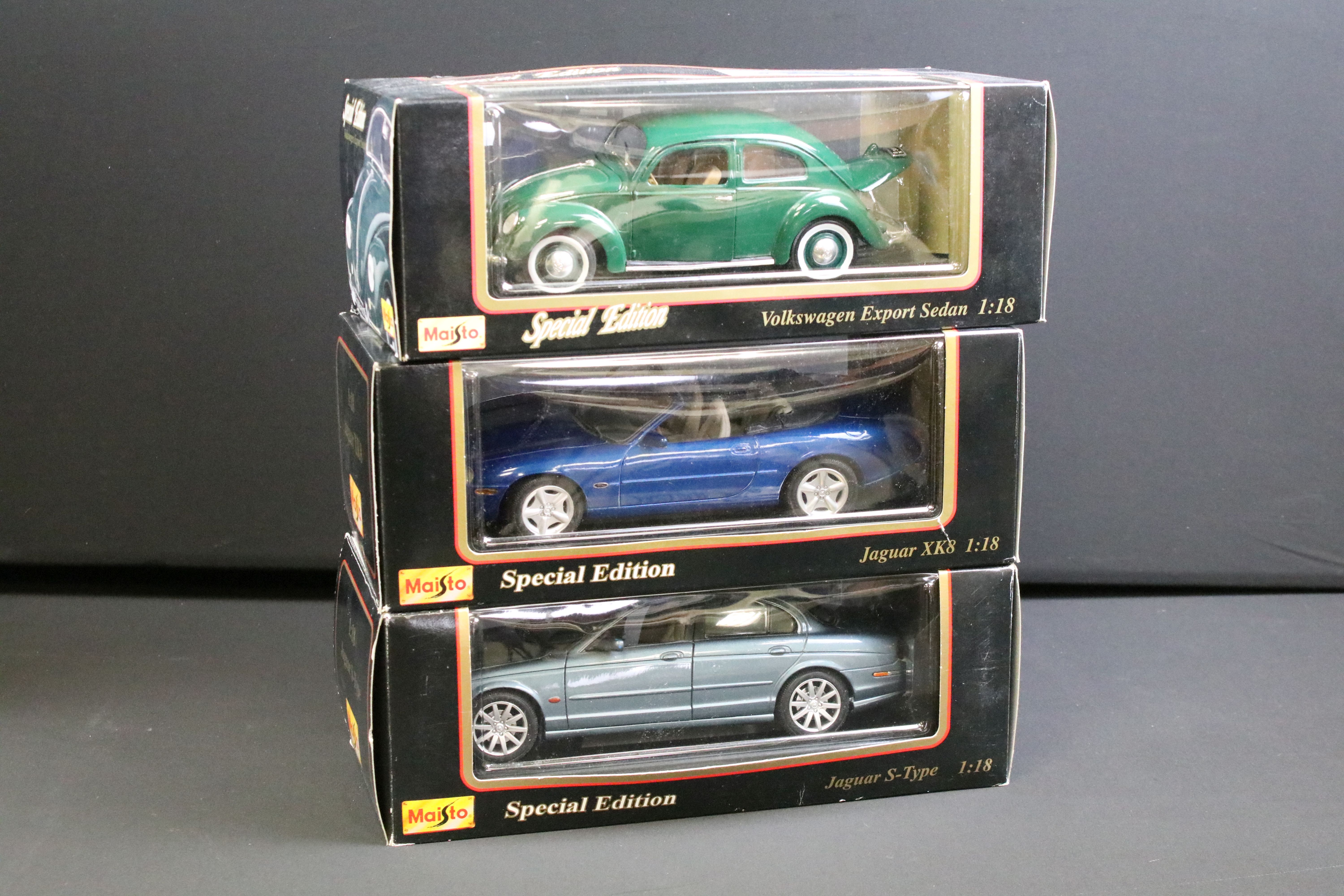 Seven boxed Maisto 1/18 Special Edition diecast models to include Jaguar XJ220, Jaguar Mark II, - Image 2 of 4