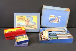 Quantity of Hornby Dublo model railway to include boxed Passenger set with Sir Nigel Gresley