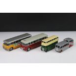 Four diecast model buses to include 2 x Tekno models to include Tekno 850 Denmark KS Kobenhavns