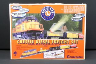 Boxed Lionel 6-31915 Chessie Diesel Freight Train Set, complete and ex