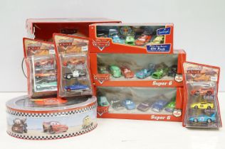 Disney Pixar Cars boxed diecast models, to include 2 x Super 6 vehicle sets, Piston Cup Racers,