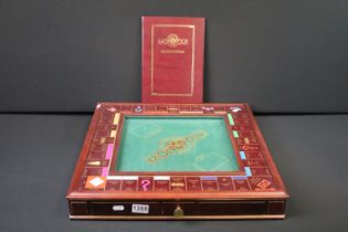 Franklin Mint Collectors Edition Monopoly Board Game with original 22ct gold plated game tokens,