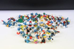 Smurfs - 65 Smurfs figures to include early to contemporary Schleich and Peyo examples featuring