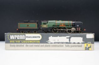 Boxed Wrenn OO gauge W2235 4-6-2 Barnstaple BR locomotive, complete with interiors paper and