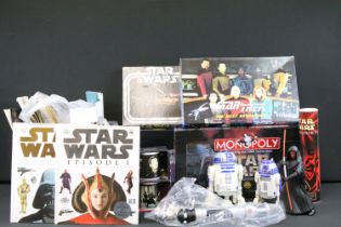 Collection of Star Wars / Star Trek collectibles, board games & figures to include boxed Star Trek