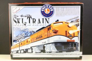 Boxed Lionel O gauge 6-30125 Rio Grande Ski Train set with sound