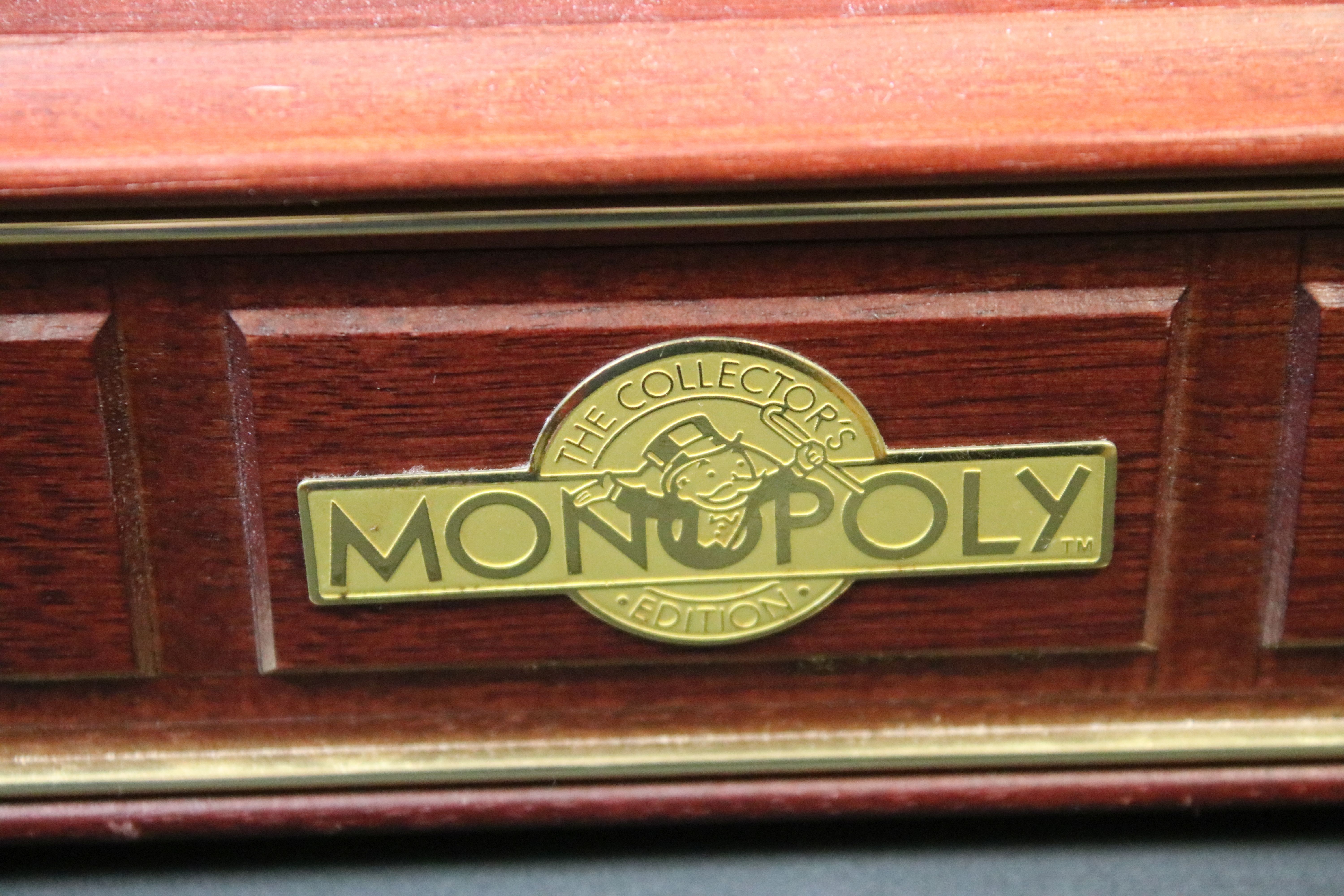 Franklin Mint Collectors Edition Monopoly Board Game with original 22ct gold plated game tokens, - Image 9 of 18