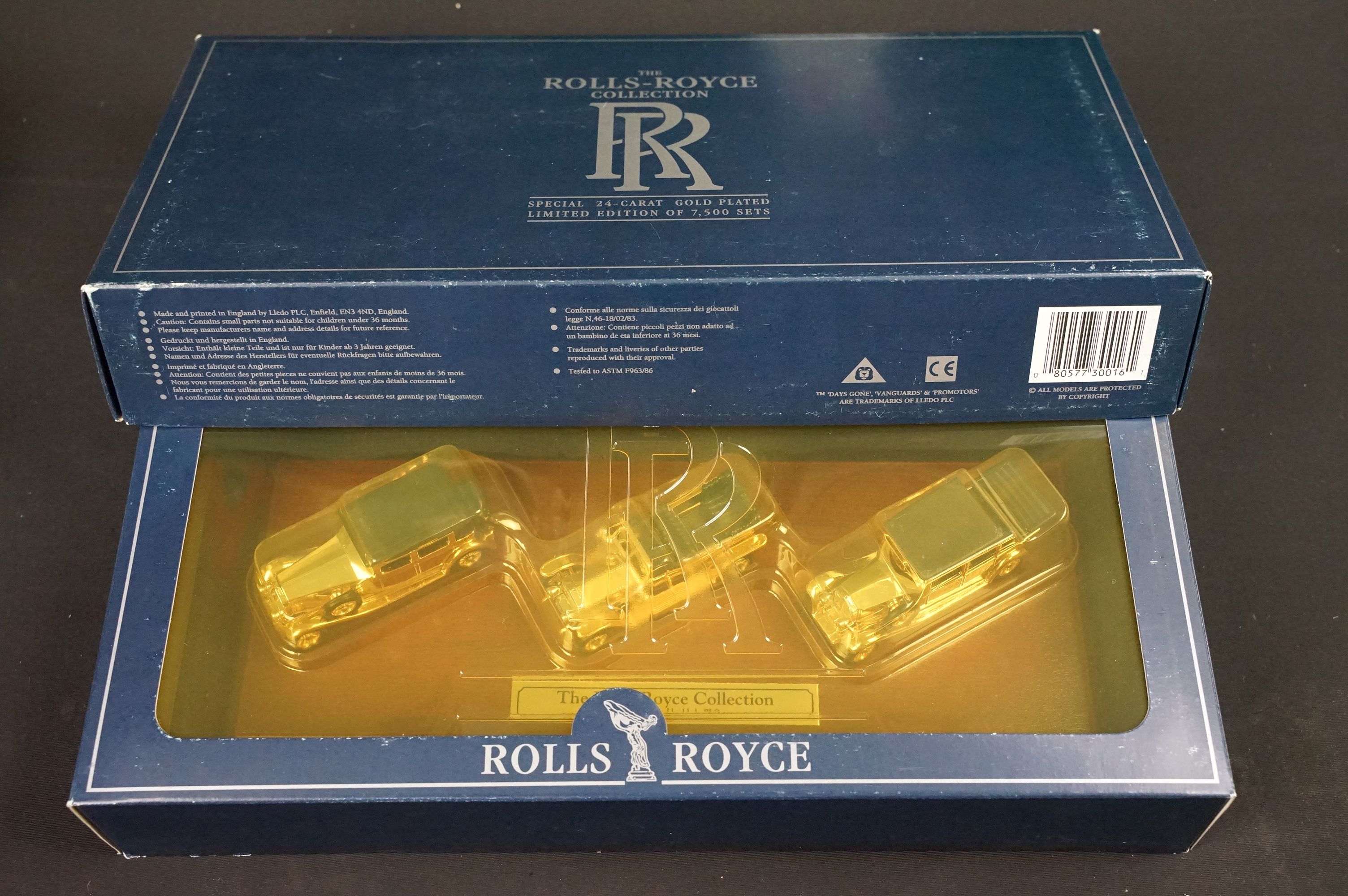 Nine boxed ltd edn Lledo diecast & gold plated diecast models and sets to include The Royal Mail - Image 6 of 8