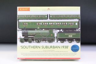 Boxed ltd edn Hornby R2813 Southern Suburban 1938 Train Pack, complete with certificate