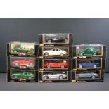 Seven boxed Maisto 1/18 Special Edition diecast models to include Jaguar XJ220, Jaguar Mark II,