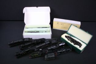13 OO gauge locomotives to include 12 x metal/brass kit built examples and a Bachmann 64311 0-6-0