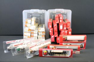 40 Boxed HO gauge trackside models to include 21 x Herpa, 16 x Con Cur and 3 x Trucks n Stuff, ex (