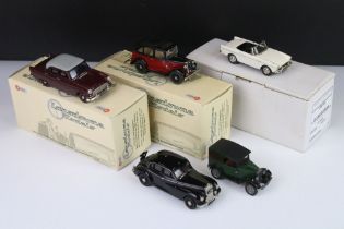 Three boxed 1/43 metal models to include Lansdowne Models LDM57 1960 Ford Consul mkII in Imperial