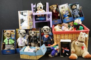 Large collection of various teddy bears to include boxed Merryhthought Hope ltd edn teddy bear,