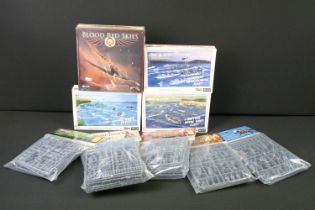 War Gaming - Nine sealed Miniature gaming items to include 3 x Warlord Games Cruel Seas Starter Sets