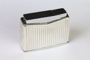 A vintage Georg Jensen 925 sterling silver table lighter, marked with the Georg Jensen mark, 925 S