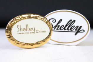 Two Shelley limited edition porcelain name plaques to include a Royal Doulton / Shelley Group