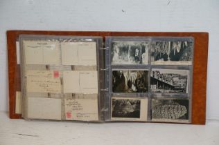 Album of early 20th century Australian postcards to include a quantity of postcards relating to