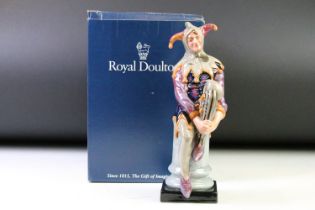 Royal Doulton ' The Jester ' porcelain figurine, no. HN 2016, boxed