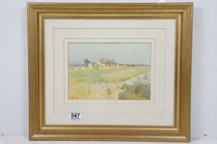 George Belcher R.A. (1875-1947, Illustrator, Portrait and Landscape Painter) Framed Watercolour of