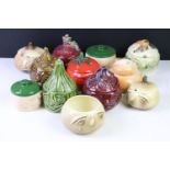 Collection of mostly Sylvac mid 20th Century vegetable pots to include tomato, onio, coleslaw,