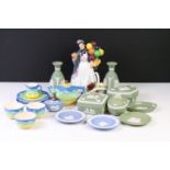 A small collection of mixed ceramics to include a quantity of Wedgwood jasper ware, a Royal