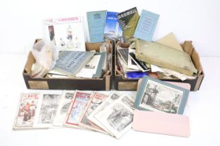 An extensive collection of assorted 19th and 20th Century ephemera to include Boys Own Paper