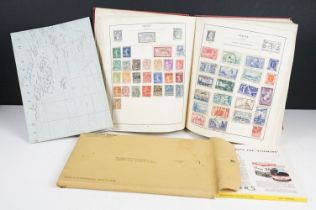 A vintage The Strand stamp album complete with contents to include British, Commonwealth and world