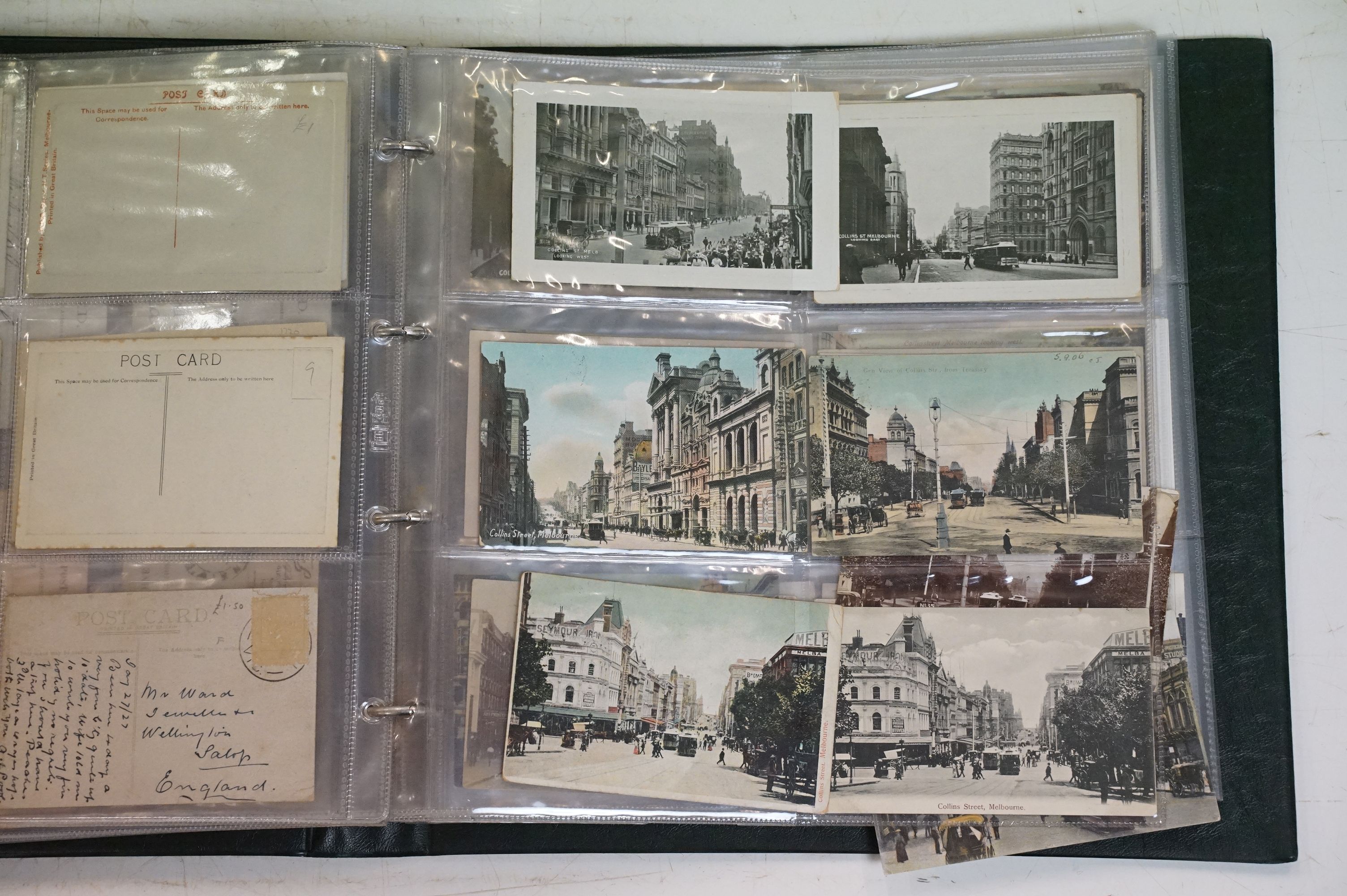 Collection of early 20th century Australian / Australian-themed postcards contained within two - Image 2 of 5