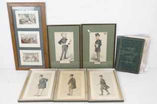 Collection of 19th Century Vanity Fair prints to include 'Truro', 'A Turf reformer', 'Barnstaple',