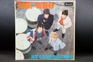 Vinyl - The Who My Generation. Original UK 1965 1st pressing, 1B/1B matrices on Brunswick Records