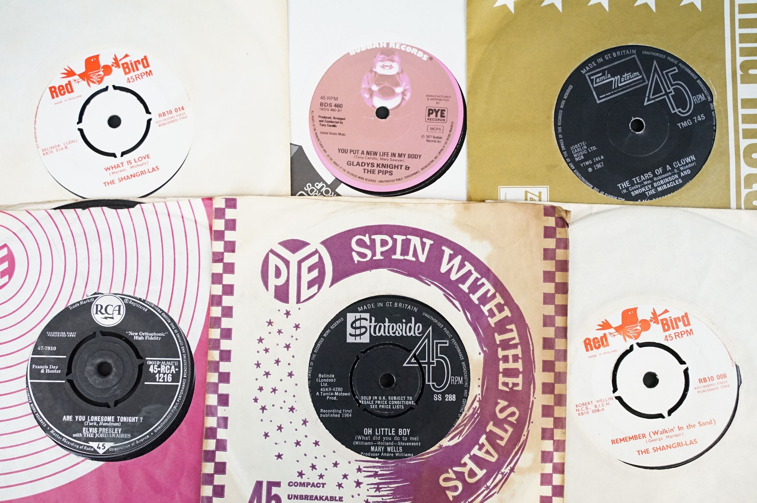 Vinyl - Over 100 Beat, Soul & Pop 7" singles Billy Fury, Elvis Presley, Roy Orbison, Little Eva, The - Image 4 of 5