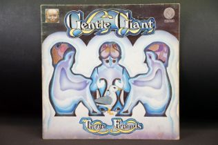 Vinyl - Gentle Giant – Three Friends. Original UK 1972 1st pressing on Vertigo Records 6360 070 with
