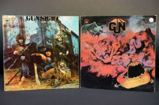 Vinyl - 2 UK pressing albums by The Gun to include: Gun Sight (UK 1969 1st pressing with A 1 / B 1