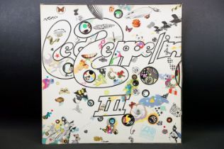 Vinyl - Led Zeppelin III original UK 1970 LP on Atlantic – 2401-002. Gatefold sleeve with working