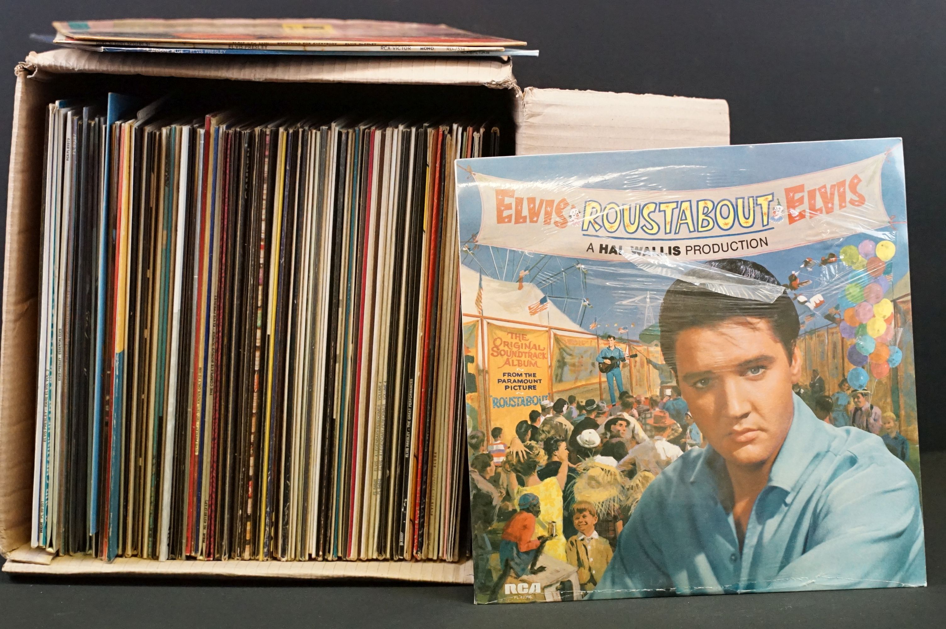 Vinyl - Over 80 Elvis Presley LPs spanning his career including foreign pressings, ltd editions