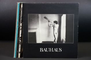 Vinyl - 5 albums and 5 x 12” singles by Bauhaus to include: In A Flat Field (4AD, CAD 13), Mask (